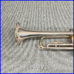 YAMAHA YTR-1310 Trumpet withHard Case Mouthpiece Silver Nickel Brass Used JAPAN