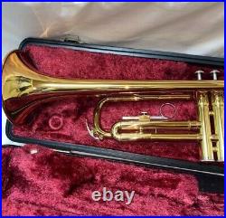 YAMAHA YTR-1335 Trumpet Maintained With Hard Case & Mouthpiece USED F/S VGC