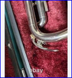 YAMAHA YTR-136 Trumpet Silver Used withHard Case