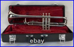 YAMAHA YTR-136 Trumpet silver Bb from Japan withcase