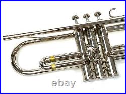 YAMAHA YTR-136 Trumpet silver Bb instrument Made in JAPAN JP Tested Working USED