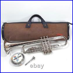 YAMAHA YTR-136 Trumpet with Hard Case Mouthpiece Wind Instrument Used From Japan