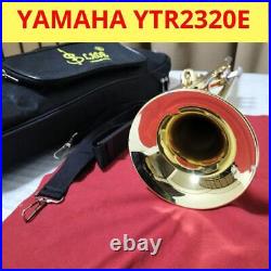 YAMAHA YTR 2320E Trumpet withcase Gold Good