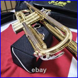 YAMAHA YTR 2320E Trumpet withcase Gold Good