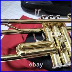 YAMAHA YTR 2320E Trumpet withcase Gold Good