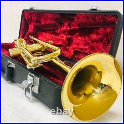 YAMAHA YTR-2321 Gold Trumpet WithHard Case Tested From Japan