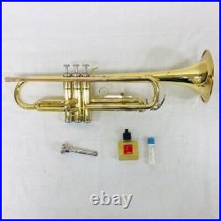 YAMAHA YTR-2321 Gold Trumpet WithHard Case Tested From Japan