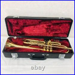 YAMAHA YTR-2321 Gold Trumpet WithHard Case Tested From Japan