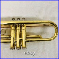 YAMAHA YTR-2321 Gold Trumpet WithHard Case Tested From Japan