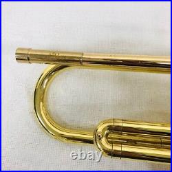 YAMAHA YTR-2321 Gold Trumpet WithHard Case Tested From Japan