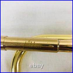 YAMAHA YTR-2321 Gold Trumpet WithHard Case Tested From Japan