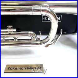 YAMAHA YTR-2330S silver Trumpet with Hard Case musical instrument