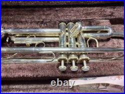 YAMAHA YTR-3320S Silver Trumpet Mouthpeace Musical instrument Hard case GAKKI