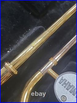 Yamaha Advantage Trombone YSL200AD With Case And Mouthpiece S/n 449471