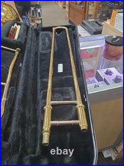 Yamaha Advantage Trombone YSL200AD With Case And Mouthpiece S/n 449471