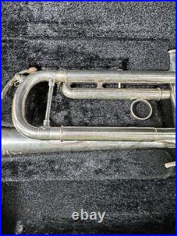 Yamaha Allegro YTR5335G Silver Intermediate Trumpet 5335 With Case Needs Repair