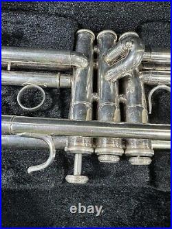 Yamaha Allegro YTR5335G Silver Intermediate Trumpet 5335 With Case Needs Repair