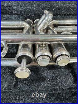 Yamaha Allegro YTR5335G Silver Intermediate Trumpet 5335 With Case Needs Repair