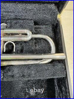 Yamaha Allegro YTR5335G Silver Intermediate Trumpet 5335 With Case Needs Repair