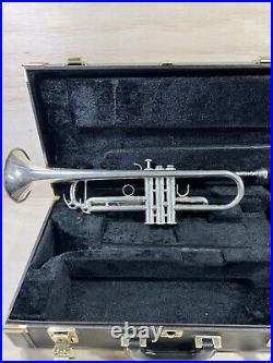 Yamaha Allegro YTR5335G Silver Intermediate Trumpet 5335 With Case Needs Repair