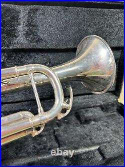 Yamaha Allegro YTR5335G Silver Intermediate Trumpet 5335 With Case Needs Repair