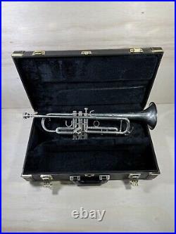 Yamaha Allegro YTR5335G Silver Intermediate Trumpet 5335 With Case Needs Repair