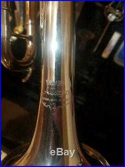 Yamaha Allegro YTR-5335G Silver Trumpet with Case & 2 Mouthpieces