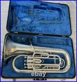 Yamaha Japan Yep321 4-valve Silver Euphonium + Original Yamaha Case