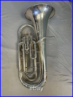 Yamaha Japan Yep321 4-valve Silver Euphonium + Original Yamaha Case
