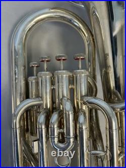 Yamaha Japan Yep321 4-valve Silver Euphonium + Original Yamaha Case
