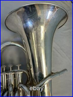 Yamaha Japan Yep321 4-valve Silver Euphonium + Original Yamaha Case