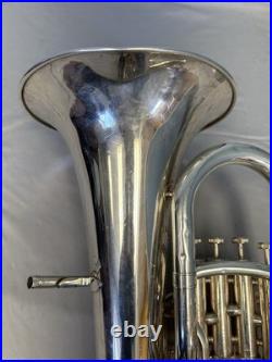 Yamaha Japan Yep321 4-valve Silver Euphonium + Original Yamaha Case