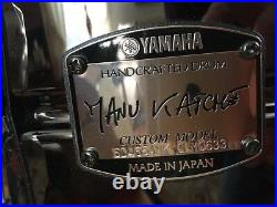 Yamaha Manu Katche 14x 6.5 Snare Black Nickel Over Brass
