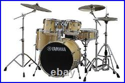 Yamaha Stage Custom Birch 5pc Drum Set with 22 BD Natural Wood