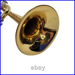 Yamaha Trumpet YTR 200ADII Advantage Gold Brass Trumpet Mouthpiece Book and Case