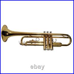 Yamaha Trumpet YTR 200ADII Advantage Gold Brass Trumpet Mouthpiece Book and Case