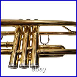 Yamaha Trumpet YTR 200ADII Advantage Gold Brass Trumpet Mouthpiece Book and Case