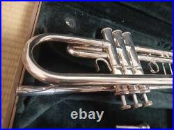 Yamaha Xeno YTR-8335US Silver Trumpet Mouthpeace Musical instrument Hard case