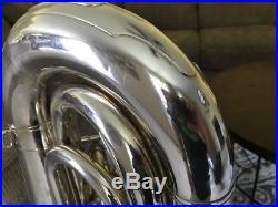 Yamaha YCB-621 CC 3/4 Tuba Silver WithCase