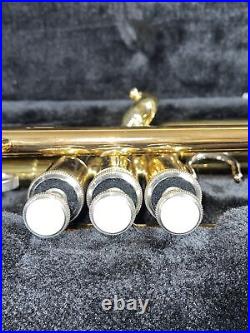 Yamaha YTR200ADII Advantage Series Standard Trumpet Gold 2 Mouth Pieces