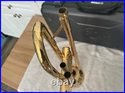 Yamaha YTR200ADII Advantage Series Standard Trumpet in Gold w Hard Case