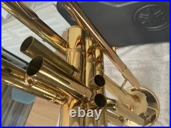 Yamaha YTR200ADII Advantage Series Standard Trumpet in Gold w Hard Case