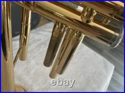Yamaha YTR200ADII Advantage Series Standard Trumpet in Gold w Hard Case