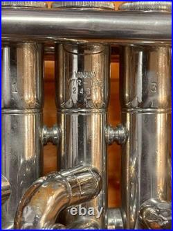 Yamaha YTR-136 Trumpet Used Untested With Case For Parts or Repair