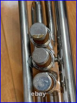 Yamaha YTR-136 Trumpet Used Untested With Case For Parts or Repair