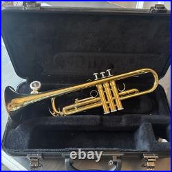 Yamaha YTR-200ADII Gold Brass Trumpet Great Condition pre-owned