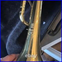 Yamaha YTR-200ADII Gold Brass Trumpet Great Condition pre-owned