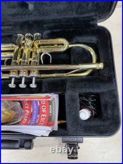 Yamaha YTR 200AD Trumpet Advantage Gold Brass Trumpet with 2 Mouthpiece's & Case