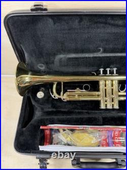 Yamaha YTR 200AD Trumpet Advantage Gold Brass Trumpet with 2 Mouthpiece's & Case