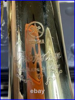 Yamaha YTR 200AD Trumpet Advantage Gold Brass Trumpet with 2 Mouthpiece's & Case